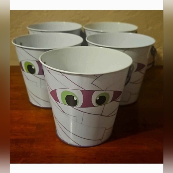 14 Halloween Gift Boo Buckets 9 Skeleton/5 Mummy - Picture 2 of 7